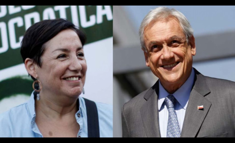 Beatriz Sánchez y Sebastián Piñera van por el sillón presidencial 