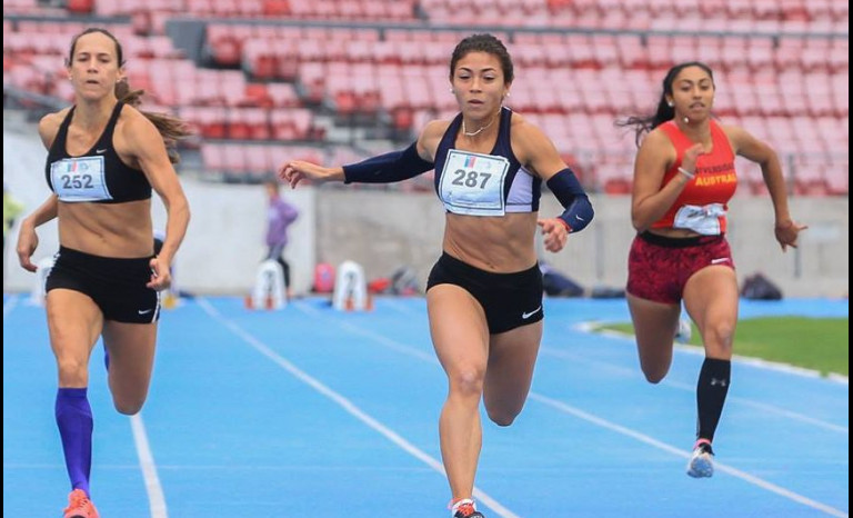 Viviana Olivares gana en los 100 metros en campeonato nacional