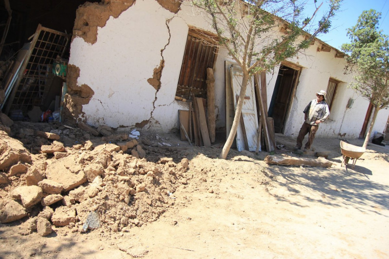 Monte Patria registra derrumbes de viviendas y corte de agua y luz