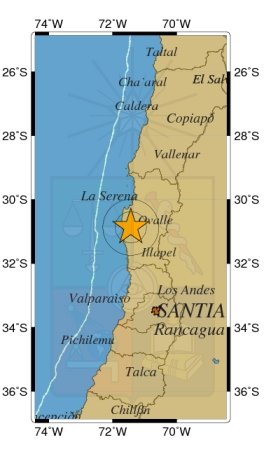 Fuerte sismo afecta a la provincia del Limarí