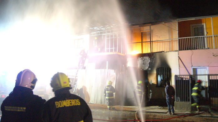 Incendio, Ovalle, avenida David Perry