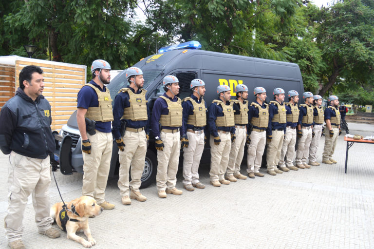 Brigada de Antinarcóticos de la Policía de Investigaciones de La Serena. Foto: Romina Navea R.