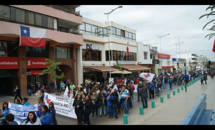 Este lunes los gremios marcharán por el centro de Ovalle.