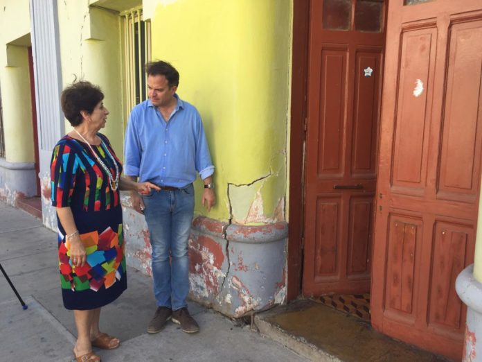 El diputado Matías Walker hizo un llamado de atención sobre la situación en que se encuentran numerosas viviendas del sector rural tras el sismo del pasado 19 de enero.