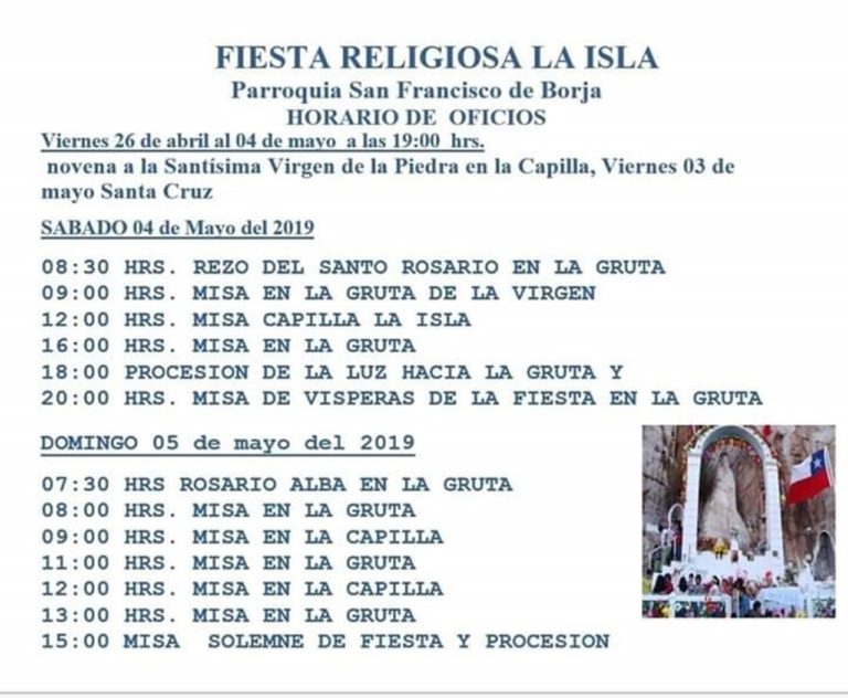 Fiesta de la Virgen de la Piedra en Combarbalá espera más de 20 mil visitantes este fin de semana