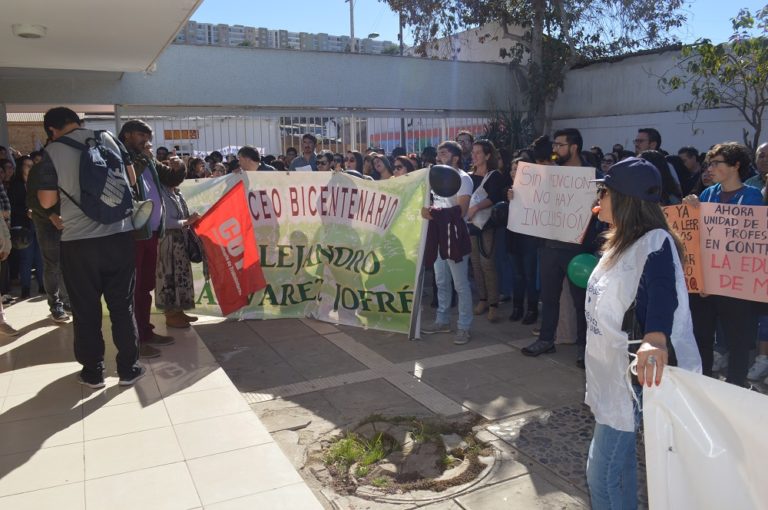 Profesores de la provincia marcharon por las calles de Ovalle en el marco de paro nacional