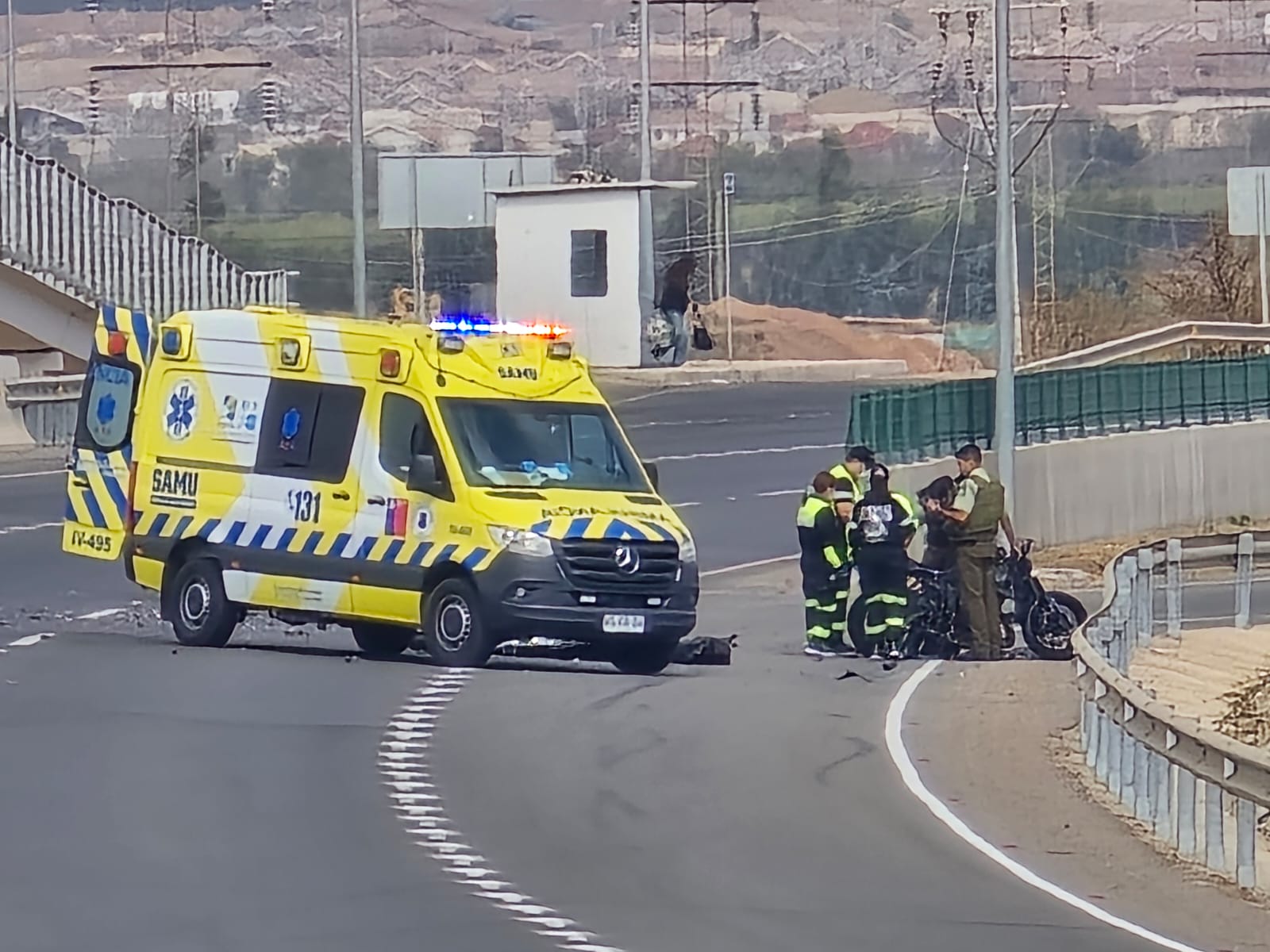 Motorista fallece tras colisión con camión en la ruta D-43