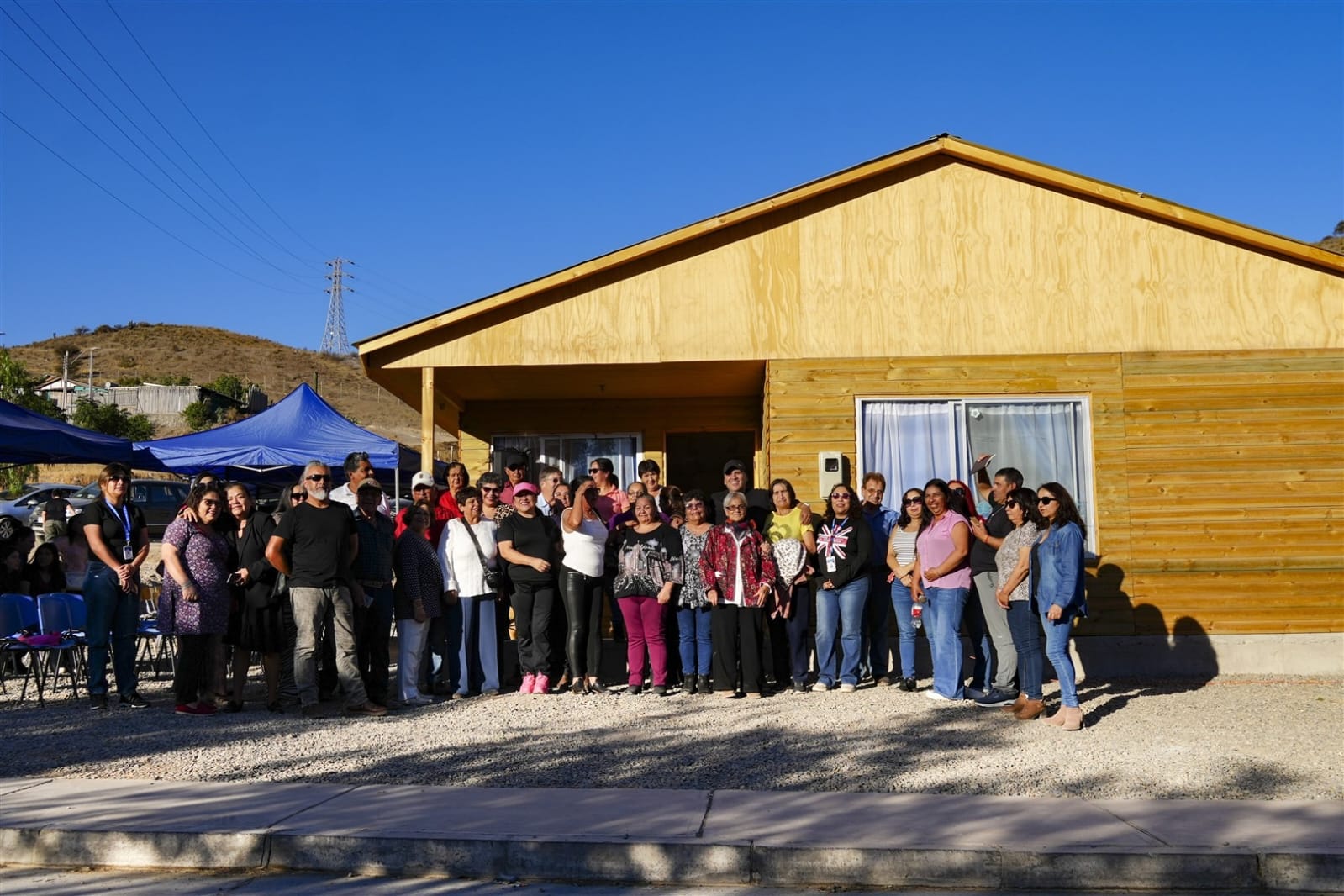 Monte Patria: vecinos inauguran nueva sede social